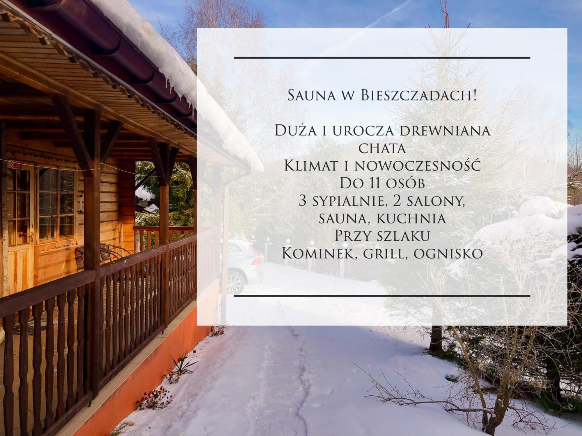 Urocza Chata Z Sauna W Bieszczadzkim Parku Krajobrazowym Буковиец Екстериор снимка